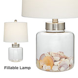 Glass Canister Small Fillable Accent Lamp