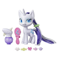 My Little Pony Magical Mane Rarity Toy -- 6.5" Hair-Styling Pony Figure with Hair That Grows & Changes Color, 10 Surprise Accessories