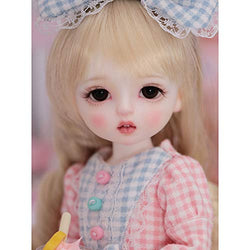 HGFDSA 26Cm BJD Doll Children's Creative Toys 1/6 SD Dolls 10.2 Inch Ball Jointed Doll DIY Toys Cosplay Fashion Dolls with Clothes Outfit Shoes Wig Hair Makeup