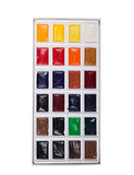 MEEDEN Watercolor Field Sketch Paint Set - 24 Full Pan Colors with Watercolor Tin
