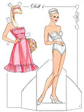 Dream Wedding Paper Dolls with Glitter! (Dover Paper Dolls)