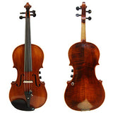 Kinglos 4/4 Brown Solid Wood Acoustic/Electric Violin Kit with Ebony Fittings Full Size (YSDS-PH)