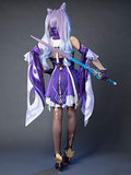 Cosfun Genshin Impact Women's Keqing Cosplay Costume mp006230 (Medium)