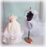 leoglint Blythe Doll Clothes, Dress Clothing for Blythe Doll 30 cm 1/6 Bjd Dolls Azone ICY Licca Doll (White)
