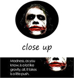 WeiYang Wall Art Canvas Painting Pictures Classic Movie Film Comic Pictures The Joker Heath Ledger Posters Prints Artwork Home Living Room Decor Modern Gifts for Boys Girls - 24" Wx36 H