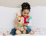 GUND Happy Birthday Animated Bear Singing Light Up Plush Stuffed Animal, 10"