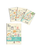 Studio Oh! 3-Pack Notebooks in Coordinating Designs Available in 12 Different Bundles, Anne Was Here City Maps
