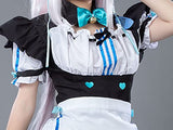 Cosfun Vanilla Cosplay Maid Dress Costume Cat Ears + Tail mp005747 (Small)