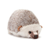 DEMDACO Huddled Small Hedgehog Wispy Chestnut Children's Plush Stuffed Animal