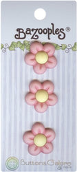 BaZooples Buttons-Pink Flowers 1 pcs sku# 642952MA