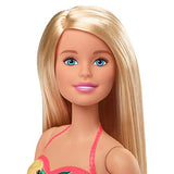 Barbie Doll, 11.5-Inch Blonde, and Pool Playset with Slide and Accessories, Gift for 3 to 7 Year Olds