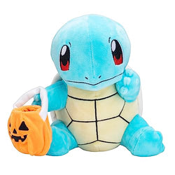 Pokémon 8" Halloween Squirtle Plush with Pumpkin Trick or Treat Bag - Officially Licensed - Quality & Soft Halloween Stuffed Animal Toy - Add to Your Collection! - Great Gift for Kids, Boys, & Girls