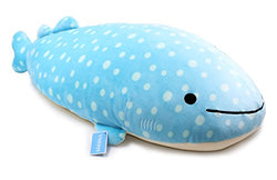 Vintoys Very Soft Blue Whale Shark Big Hugging Pillow Plush Doll Fish Plush Toy Stuffed Animals 27"