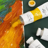 Paul Rubens Oil Paint, 18 Bright Oil Colors Art Supplies with High Saturation, 50ml Large Capacity Tubes, Faster Drying Time with Creamy Texture and Consistency for Artists, Students, Beginners