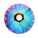 Swarovski Crystal, 5328 Bicone Beads 4mm, 24 Pieces, Capri Blue AB 2X