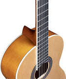 Left Hand Stretton 3/4 Sized Kids age 7 to 11 Acoustic Guitar Package – Everything a Beginner Needs to Learn to Play - 36' inch Classical Nylon String Childs Guitar Pack - Natural