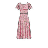 New Look Misses' Dress Sewing Pattern Kit, Code N6693, Sizes 4-6-8-10-12-14-16