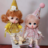 N-brand BJD Doll Ob11 Yuyu 1/11 Tiny Ball Jointed Doll Resin Toys for Kids Surprise for Girls Cute Baby BJD Club Present