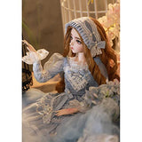 LiFDTC BJD Doll 1/3 Princess SD Dolls 60CM 23.6 Inch Ball Jointed Doll DIY Toys with Full Set Clothes Shoes Wig Makeup Headband, Can Be Used for Collections, Gifts, Children's Toys