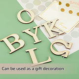 24 Pieces Wooden Greek Letters Single Layer Unfinished Wood Greek Alphabets Greek Wood Letters for DIY Arts and Crafts Home Decorations Making, 2 Inch