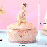 Girl's Ballet Musical Jewelry Box Cute Toy Music Box for Children Girl Birthday Gift Melody is