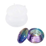 Small Jar Resin Molds with Lid Silicone Epoxy Casting Mold Small Bottle DIY Mini Jewelry Container Storage Trinket Box