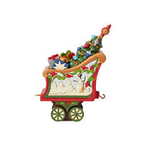 Enesco Jim Shore Heartwood Creek Christmas Train Coal Car Figurine, 5.5-Inch Height, Multicolor