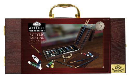 Royal & Langnickel Premier 24 Piece Acrylic Painting Artist Case