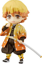 Good Smile Demon Slayer: Kimetsu no Yaiba: Zenitsu Agatsuma Nendoroid Doll Action Figure, Multicolor