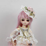 18" 1/4 BJD Doll Full Set 45cm 18inch 18 Jointed Dolls + Wig + Skirt + Makeup + Shoes + Socks + Accessories for Girs's Toy