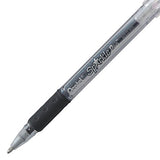 Pentel Sparkle Pop Metallic Gel Pen, (1.0mm) Bold Line, Black/Red Ink - K91-DA