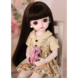 MEESock BJD Doll 1/6 SD Dolls 10In Ball Jointed Doll DIY Toys Exquisite Fashion Female Doll with Full Set Clothes Shoes Wig Makeup Birthday Present for Girls