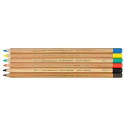 Koh-I-Noor Gioconda Set of 6 Soft Pastel Pencils 8826