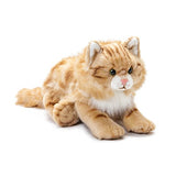 Nat and Jules Large Maine Coon Cat Striped Ginger Children's Plush Stuffed Animal