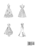 Beautiful Dresses: An Adult Coloring Book for Fashionistas (Fashion Coloring Books)