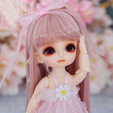 W&Y 1/8 BJD Doll Matte Face and Ball Jointed Body Dolls, 6 Inch 16cm Customized Dolls Can Changed Makeup and Dress DIY Toys, Best Gift for Girls