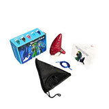 RUOSWTE 12 Hole Alto C Ocarina, With Score And Lanyard, Wind Instrument, Holiday Gift (Red)