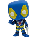 Funko Deadpool [Blue Suit] (f.y.e. Exclusive) POP! Marvel Vinyl Figure & 1 POP! Compatible PET Plastic Graphical Protector Bundle [#112 / 07488 - B]