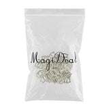 MagiDeal 50 Pieces Wholesale Antiqued Silver Tone Bead Frames 16x12mm Findings Jewelry Making