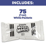 Crayola Model Magic White, 1 oz, Air Dry Modeling Clay for Kids, Bulk School Supplies for Teachers, 75 Count & Model Magic, Modeling Clay Alternative, 15 Assorted Colors, 1 oz Packs, 30 Count