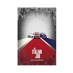 The Italian Job Classic Movie Canvas Poster Wall Art Decor Print Picture Paintings for Living Room Bedroom Decoration 16×24inch(40×60cm) Unframe-style1