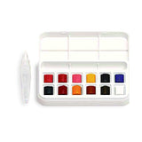 Windsor & Newton Cotman Hafupan 12 colors with Suihitsu