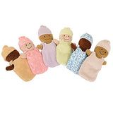 Basket of Babies Creative Minds Plush Dolls, Soft Baby Dolls Set, 6 Piece Set for All Ages