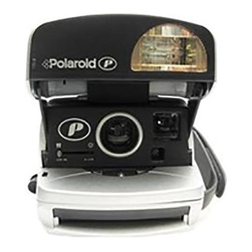 Impossible Polaroid 600 Round Instant Camera with Single-Element 106mm f/14- f/42 Lens, Silver