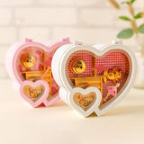 Pinsparkle Creative Big and Small Heart Shape Storage Music Box Gift Toy Musical Boxes & Figurines