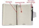 JunShop A5 PU Leather Password Lock Diary Personalized Journal with Lock Diary with Combination Lock For Girls Boys (Style 2)