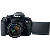 Canon EOS Rebel T7i DSLR Camera w/Canon EF-S 18-55mm F/4-5.6 is STM Zoom Lens + Case + 128GB Memory (28pc Bundle)