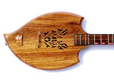Isarn Acoustic Phin 3 Strings, Thai Lao Guitar Musical Instrument, Traditional Thai Musical Pin 29