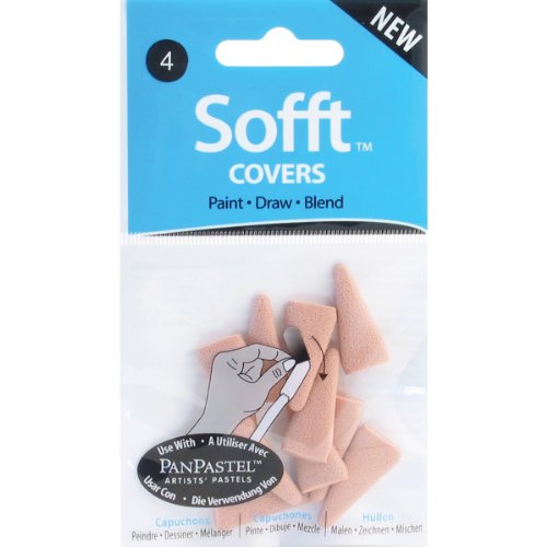 Colorfin PP62004 Sofft Covers, Pointed, No.4, 10-Pack