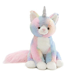 GUND Rainbow Shimmer Caticorn Stuffed Animal Plush, Multicolor, 9"